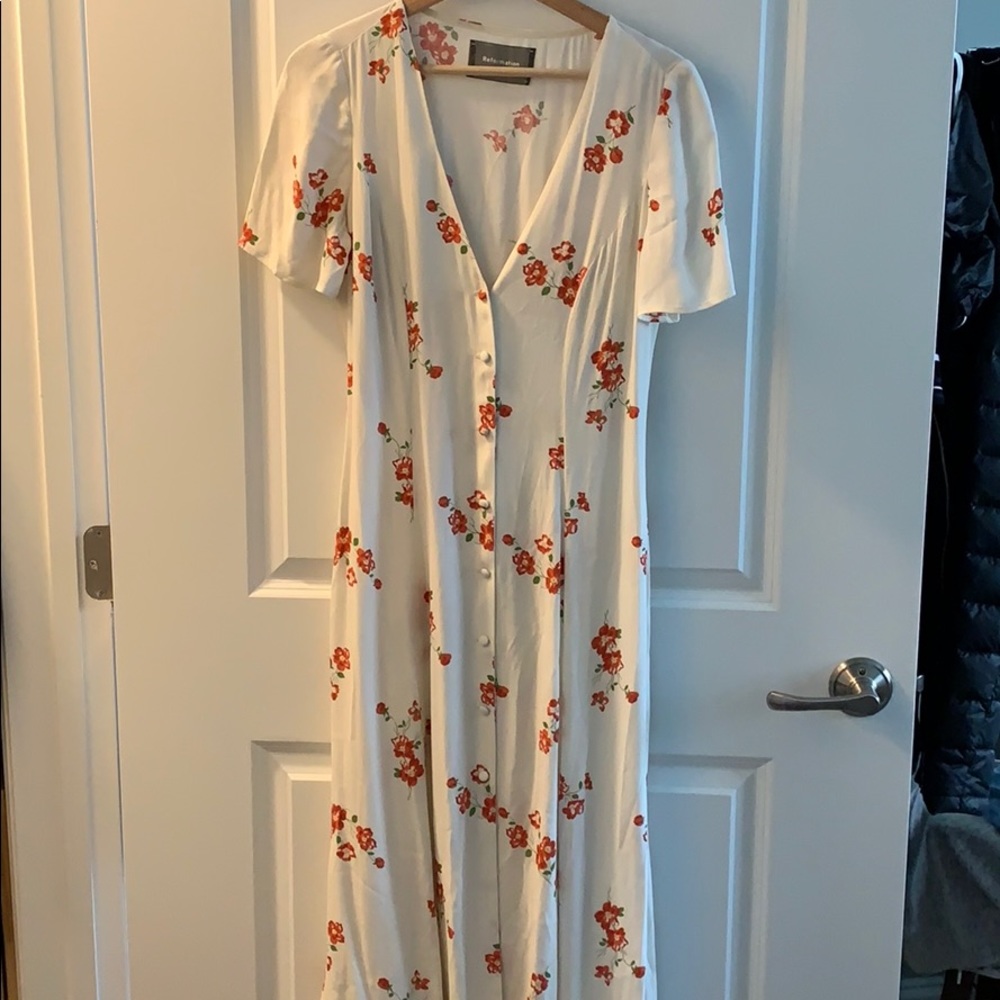 Reformation Locklin Midi Dress